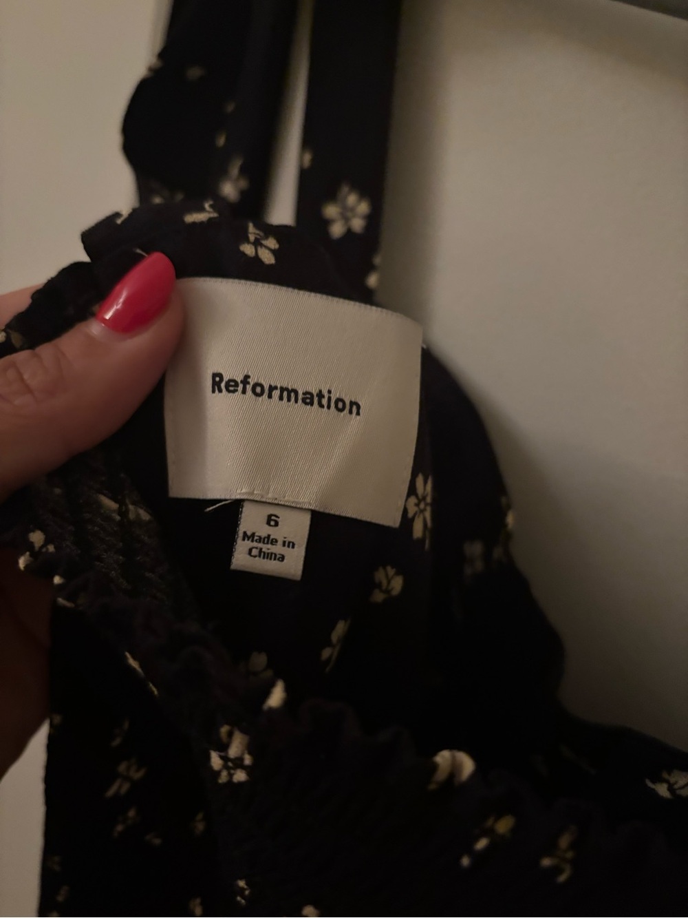 Reformation tie shoulder tank - Picture 3 of 4
